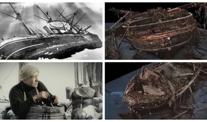 3D view of Ernest Shackleton's ship: what the Endurance looked like at the time of its sinking (14 photos + 1 video)