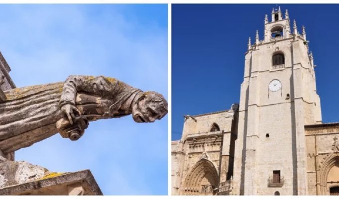 Фотограф-гаргулья: тайна каменного репортёра и пришельцы на стенах собора в Паленсии (11 фото)