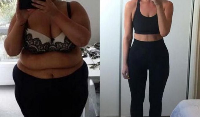 Похудевшая на 85 кг девушка дала решительный ответ недоверчивым пользователям сети (5 фото)