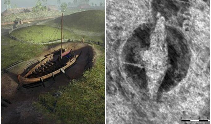 В Норвегии раскопают ладью викингов, погребенную тысячу лет назад (8 фото + 1 видео)