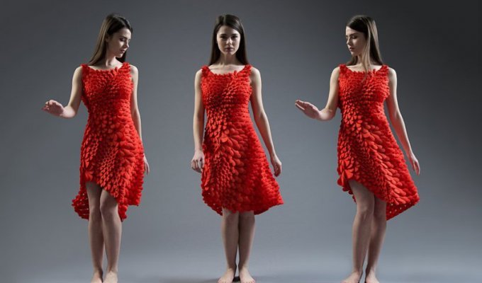 Кинематик-платье, напечатанное на 3D-принтере (10 фото)