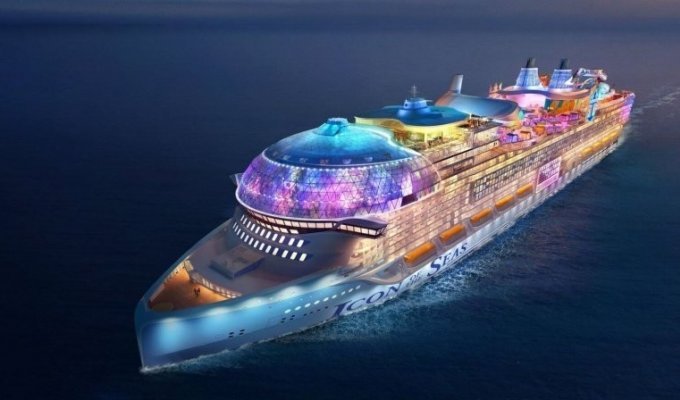 “5 times larger than the Titanic.” The liner “Icon of the Seas” will set off on its first cruise on January 27 (5 photos + 3 videos)