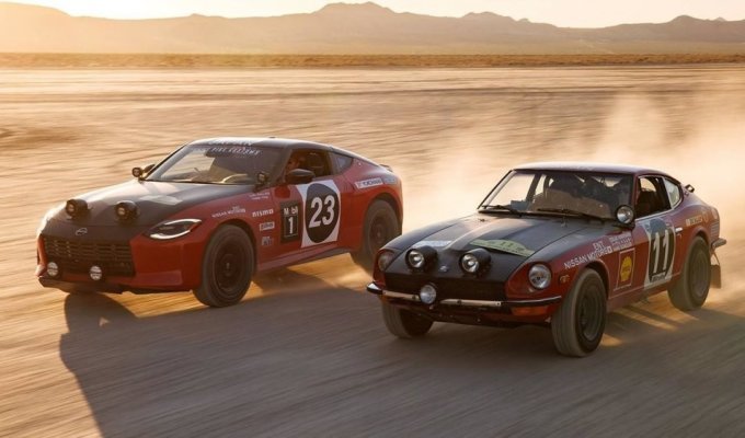 In honor of the 50th anniversary of the rally Datsun 240Z, Nissan built a rally Z (20 photos)
