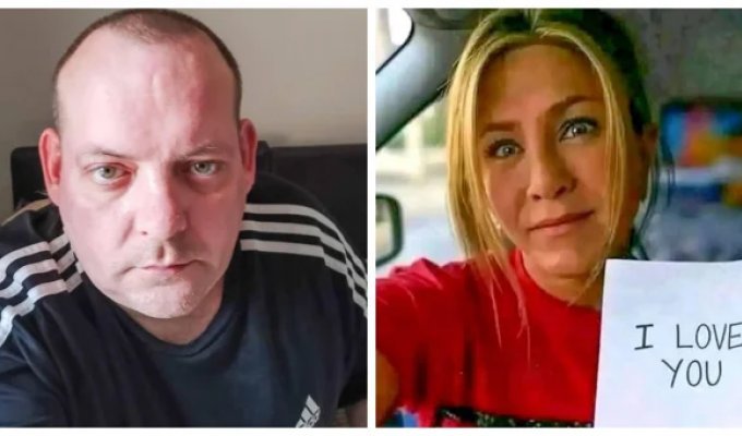 "Она сказала, что любит меня": британец пять месяцев думал, что переписывается с Дженнифер Энистон (3 фото)