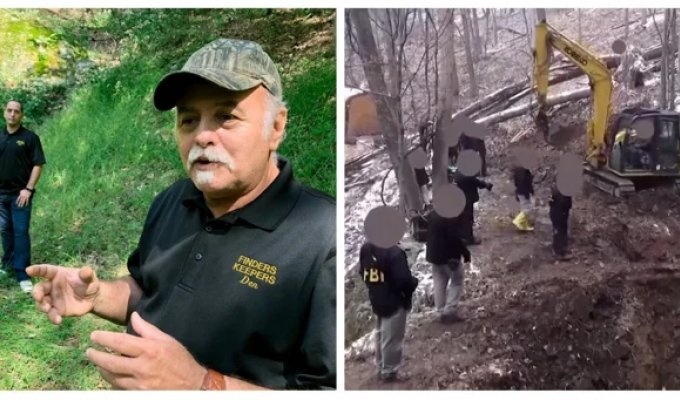 Former agent accused the FBI of stealing gold from the Civil War (7 photos + 1 video)