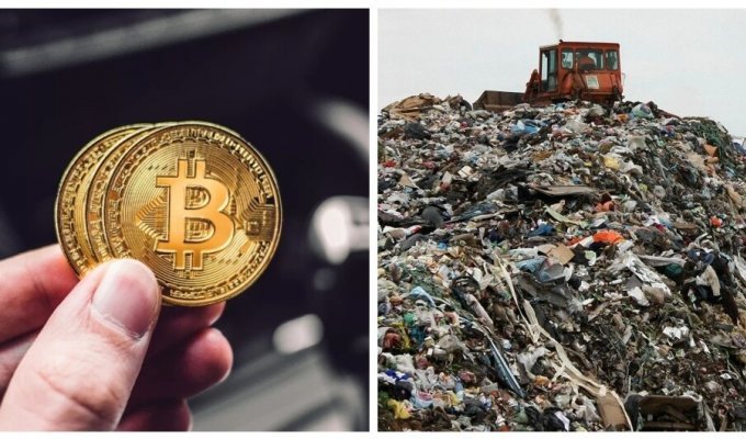 A girl accidentally threw into the trash the hard drive on which her boyfriend's 8 thousand bitcoins were stored (3 photos)