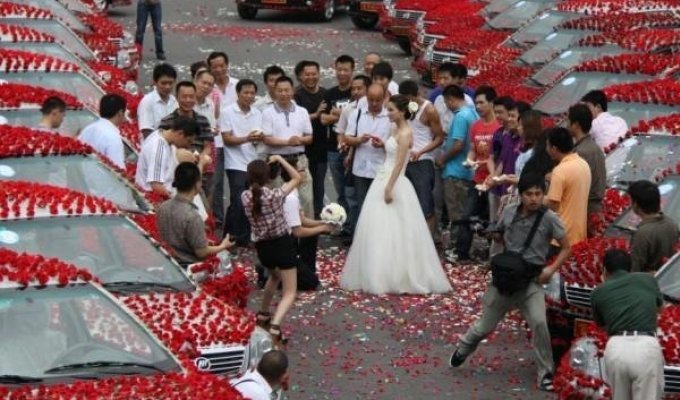 100 тысяч роз и свадьба