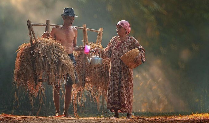 Простая жизнь жителей Индонезии (9 фото)
