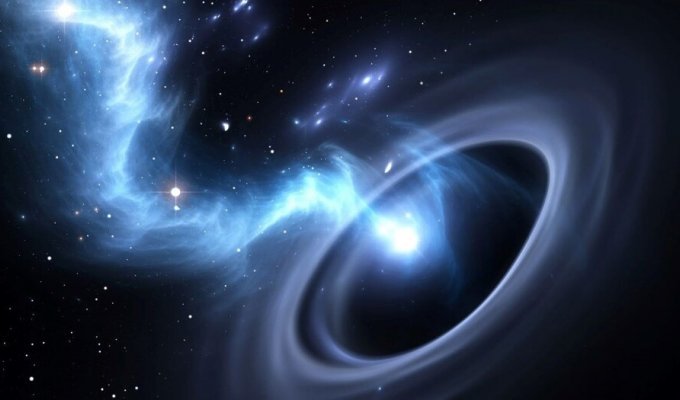 A black hole 33 times more massive than the Sun was found in the Milky Way (6 photos + 1 video)