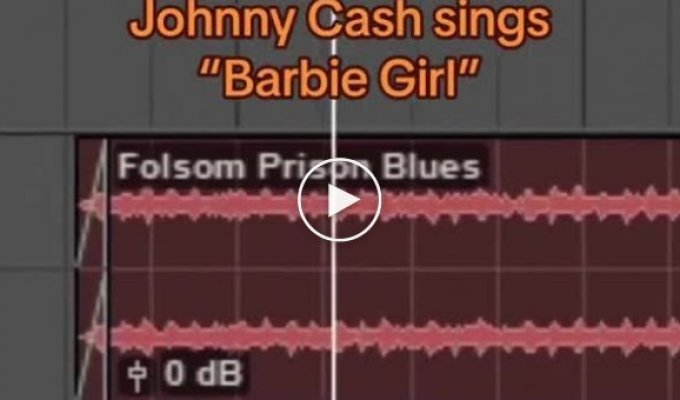 Песня Barbie Girl в исполнении Джонни Кэша