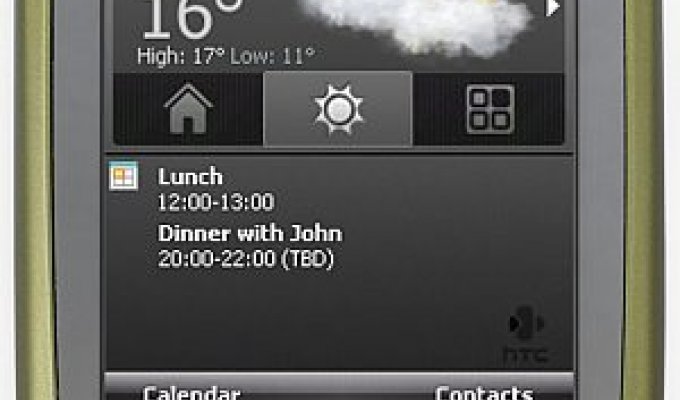 HTC Touch – смартфон на Windows Mobile 6 и с сенсорным интерфейсом (13 фото)