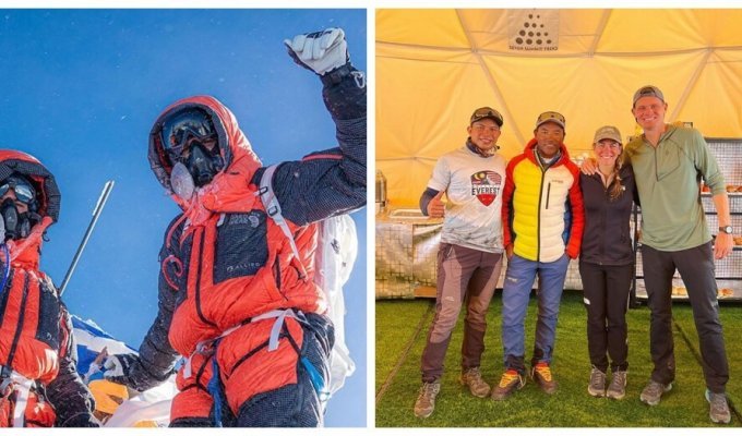 Deaf climbers conquered Everest and made history (3 photos + 1 video)