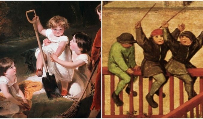 Во что играли средневековые дети (7 фото)