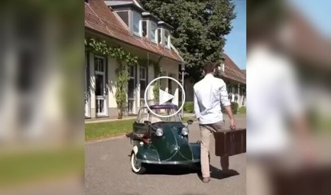 The legendary 1950s microcar: a running Messerschmitt KR200