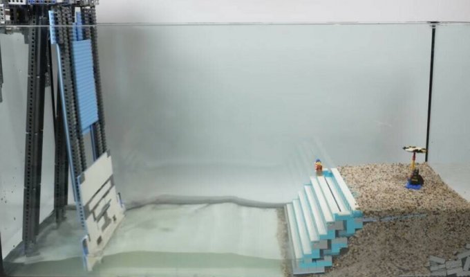 Як різні споруди захищають узбережжя від ерозії на прикладі LEGO (3 фото + 1 відео)