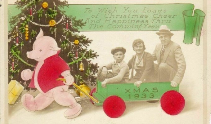 15 Fun Holiday Cards People Made Long Before Photoshop (16 Photos)