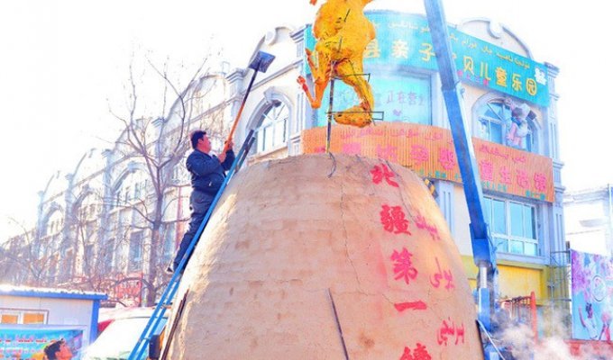 Китайский уличный перекус целым верблюдом (10 фото)