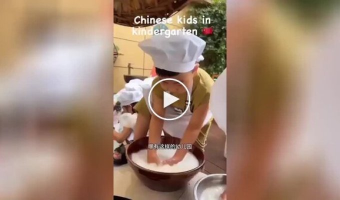 What a day in a Chinese kindergarten is like