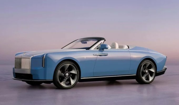 Rolls-Royce Project Nightingale: 100 luxury electric cars with a "star" interior (4 photos)