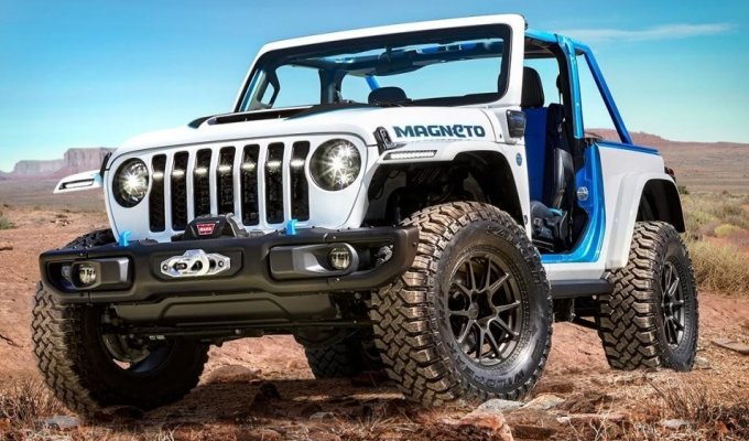 An entire era is gone. The new Jeep Wrangler will become an electric car (13 photos)