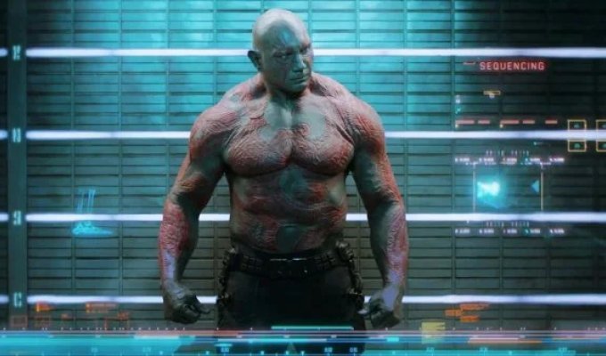 Guardians of the Galaxy star Dave Bautista has changed and "deflates" (2 photos)