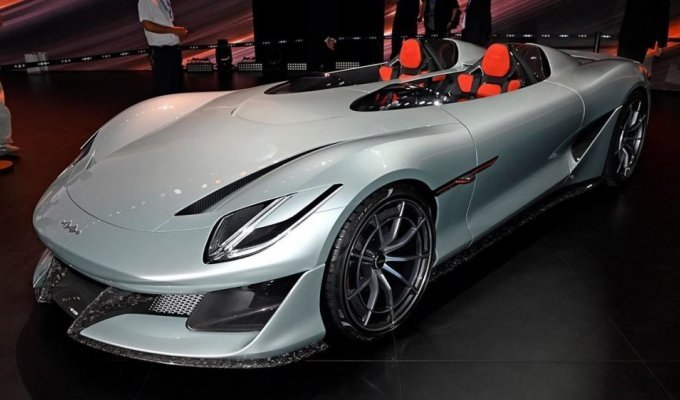 Chinese BYD presented a battery-powered roadster (13 photos)