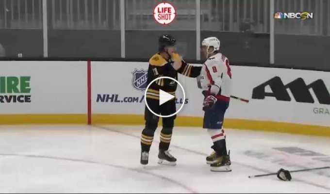 Alexander Ovechkin taught Boston forward Trent Frederic some manners