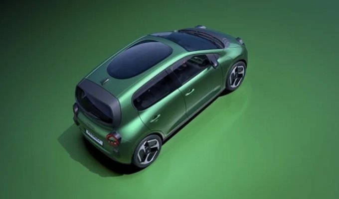 Необычная стеклянная крыша Renault Twingo (3 фото)