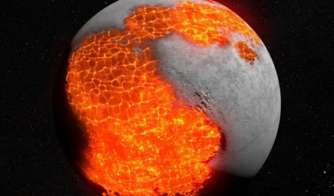 New evidence has been discovered that the Moon was an ocean of magma (3 photos + 1 video)