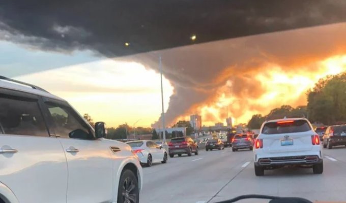 Момент крушения самолёта в США попал на видео (1 фото + 6 видео)