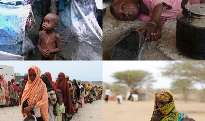 Засуха в Сомали вызвала сильнейшний гуманитарный кризис (40 фото)