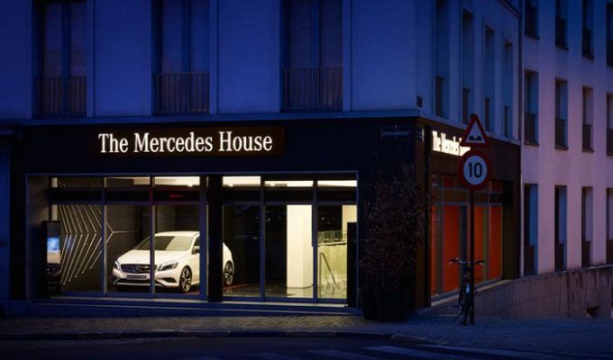 Ресторан Mercedes в Брюсселе (13 фото)