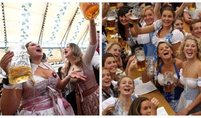 Oktoberfest 2024 beer festival is taking place in Germany (4 photos + 7 videos)