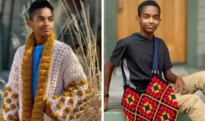 A young knitter continues to amaze the world (43 photos)