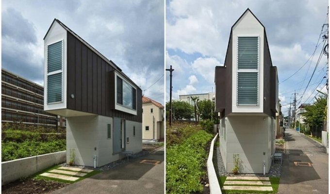 В Японии построили узкий дом, который внутри оказался немаленьким (15 фото)