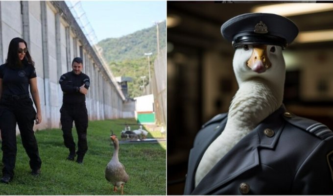 In a Brazilian prison, dogs were replaced with more advanced guards (3 photos + 1 video)