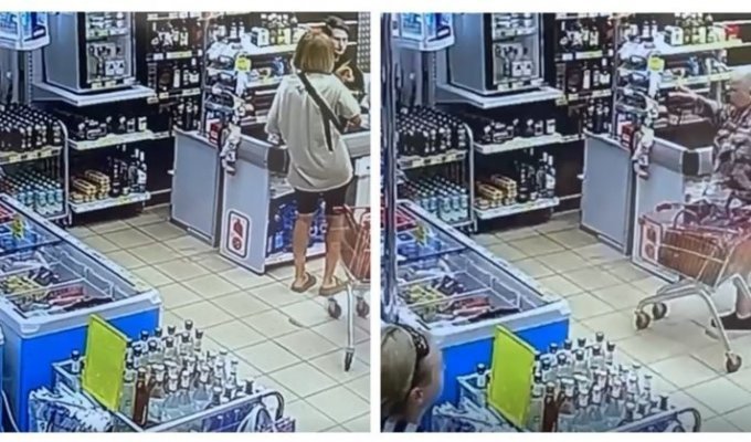 В Калуге неадекватная пенсионерка разбила собаке голову бутылкой и спокойно пошла домой (2 фото + 1 видео)