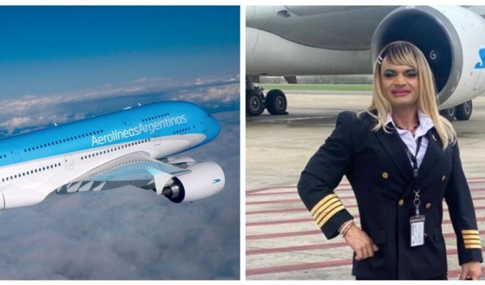 Argentinean Airlines has acquired the first trans-pilot in South America (5 photos)