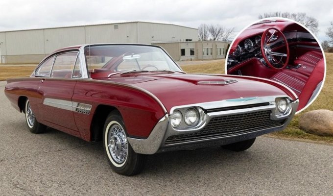 The only existing example of the Ford Thunderbird Italien will be put up for auction (25 photos + 1 video)