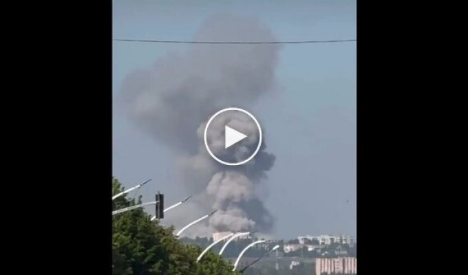 Explosion in temporarily occupied Lugansk