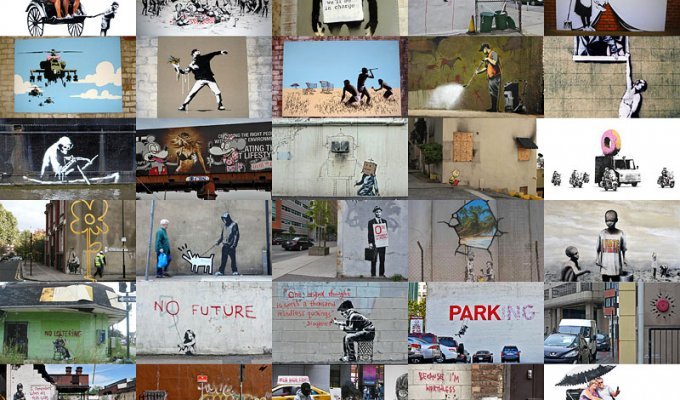 Бэнкси – самый таинственный и скандальный мастер граффити (35 фото)