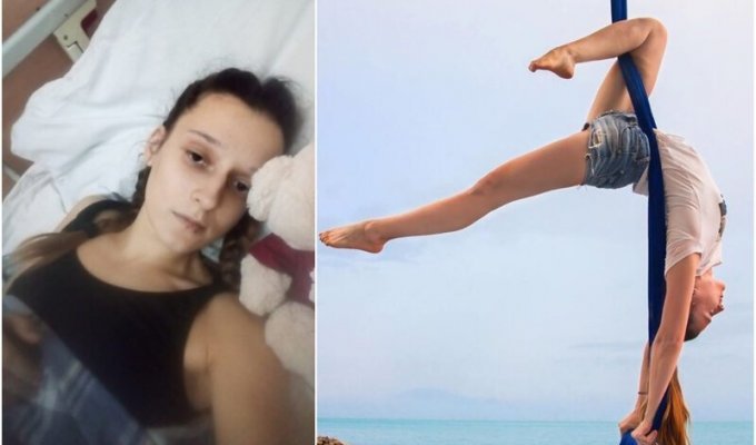 Российская гимнастка получила тяжелые травмы, упав с высоты 8 метров на соревнованиях (3 фото)
