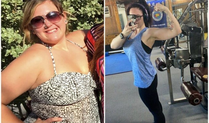 После смерти родителей американка весила 120 кг, но нашла в себе силы кардинально измениться (8 фото)