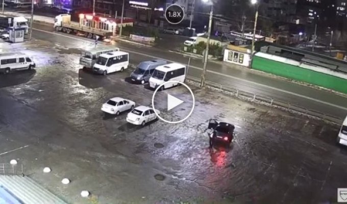 В Сызрани водитель скрылся после ДТП, сделав полицейский разворот