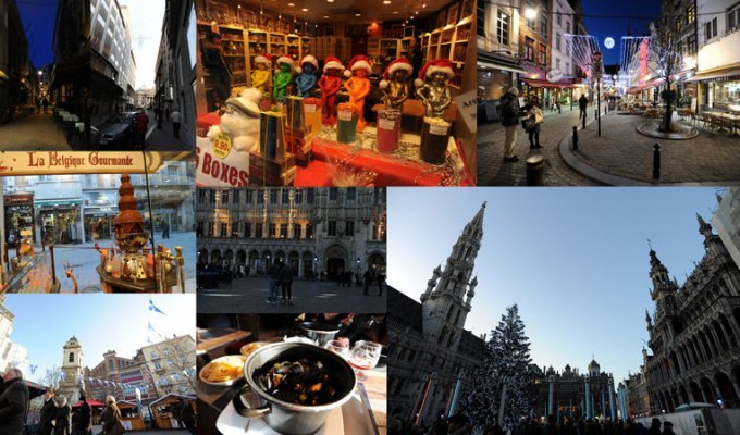 Бельгия перед Рождеством: Брюссель (33 фото)