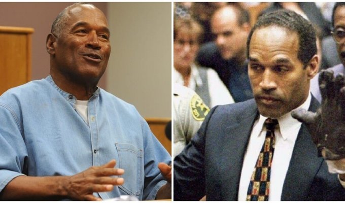 The infamous athlete and actor O.J. Simpson died in the USA (5 photos + 1 video)