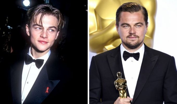 Известные актеры на своей первой церемонии «Оскар» и сейчас (15 фото)