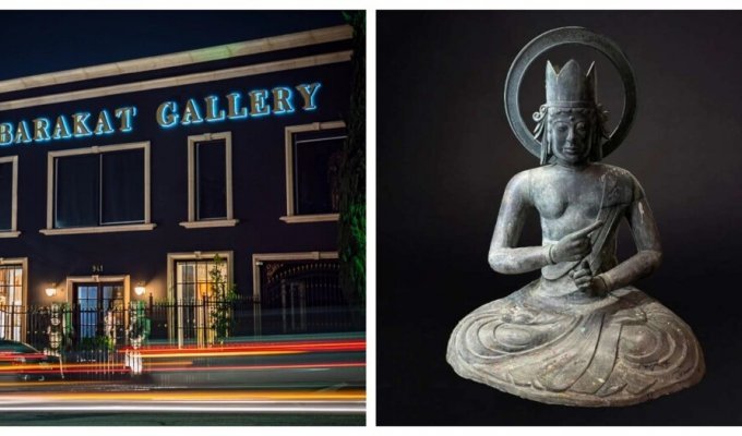 A Buddha statue worth $1.5 million was stolen in Los Angeles (7 photos + 1 video)