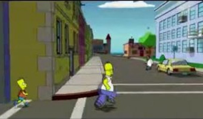 The Simpsons Game Super Sneak