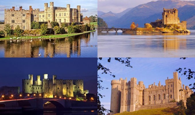 Прекрасные замки Британии (15 фото)